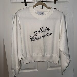Urban Weekend Women’s White Main Character Sweater